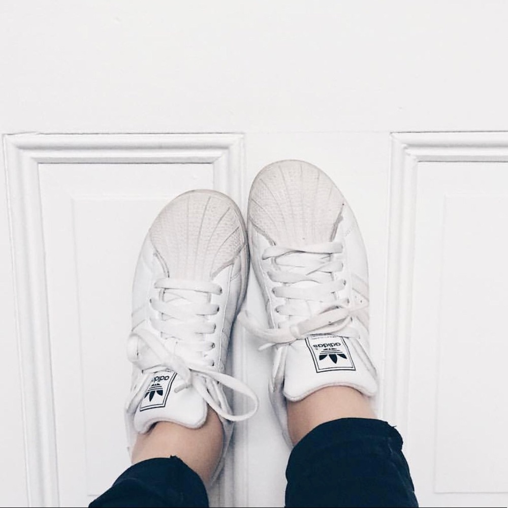 Adidas White Tennis Shoes